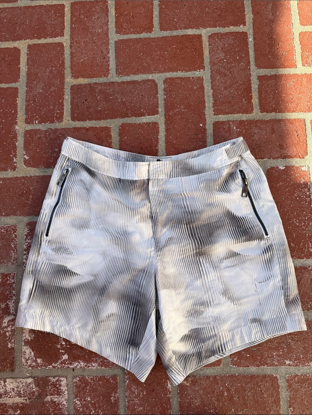 Ted Baker London Black & White Men's Hybrid Shorts with Pockets